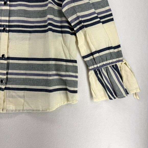 Splendid 100% Cotton Long Sleeve‎ Tshirt Blouse Ladies Size M - Picture 7 of 10